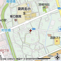静岡県袋井市久能1232-1周辺の地図