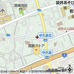 静岡県袋井市久能1393-2周辺の地図