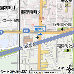 稲津エステート周辺の地図