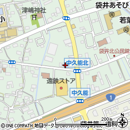 静岡県袋井市久能1393周辺の地図