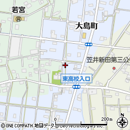 静岡県浜松市中央区大島町600周辺の地図