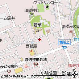 静岡県袋井市堀越811周辺の地図