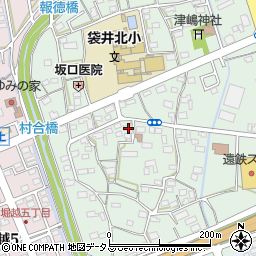 静岡県袋井市久能1197-4周辺の地図