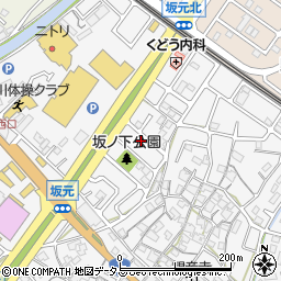 兵庫県加古川市野口町坂元19-9周辺の地図