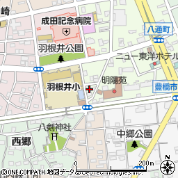 豊栄株式会社　羽根井連絡所周辺の地図