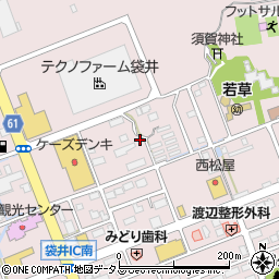 静岡県袋井市堀越730周辺の地図