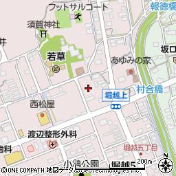 静岡県袋井市堀越812周辺の地図