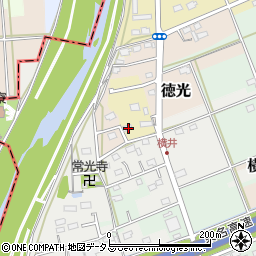 静岡県袋井市延久647周辺の地図