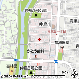 家路周辺の地図