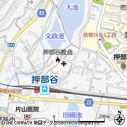 兵庫県神戸市西区押部谷町福住628-222周辺の地図