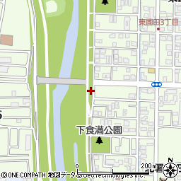 兵庫県尼崎市下食満周辺の地図