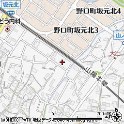 兵庫県加古川市野口町坂元1113周辺の地図