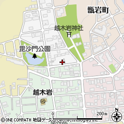 兵庫県西宮市毘沙門町1-6-1周辺の地図