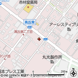 デイリーヤマザキ浜松高丘東店周辺の地図