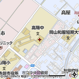岡山県赤磐市上市83周辺の地図