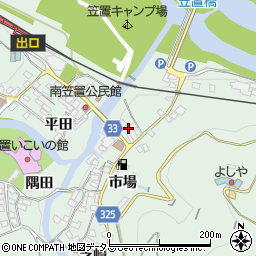 笠置電化社周辺の地図