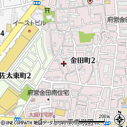 金田町２丁目１９－２周辺の地図