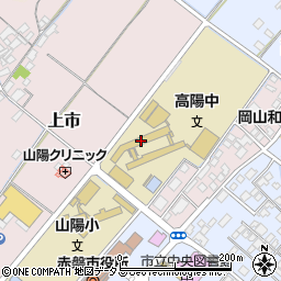 岡山県赤磐市上市51周辺の地図