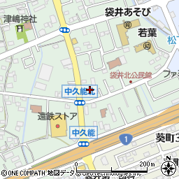 静岡県袋井市久能1365周辺の地図