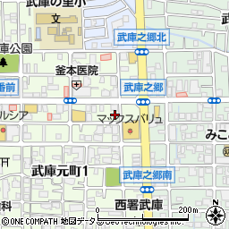 ＩＴＴＯ個別指導学院　武庫之荘校周辺の地図