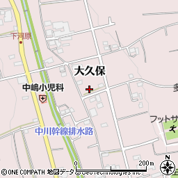 静岡県磐田市大久保892-53周辺の地図