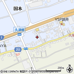 静岡県袋井市国本2487周辺の地図