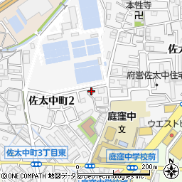 西川ハイツ周辺の地図