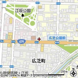 江坂酒蔵周辺の地図
