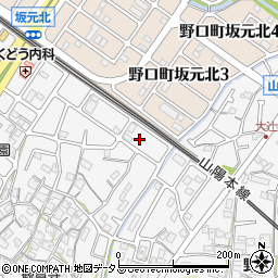 兵庫県加古川市野口町坂元1114周辺の地図