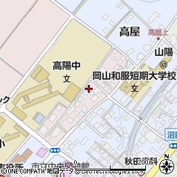 岡山県赤磐市上市97周辺の地図