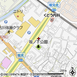 兵庫県加古川市野口町坂元19-23周辺の地図