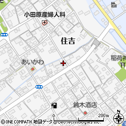 静岡県榛原郡吉田町住吉1807周辺の地図