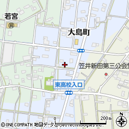 静岡県浜松市中央区大島町606周辺の地図