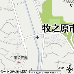 静岡県牧之原市仁田188-4周辺の地図