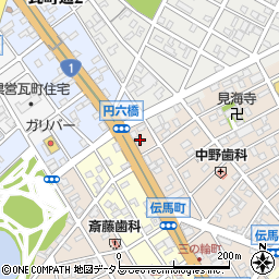 ＥＮＥＯＳ円六橋ＳＳ周辺の地図