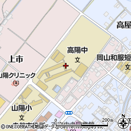 岡山県赤磐市上市76周辺の地図