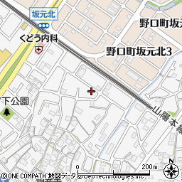 兵庫県加古川市野口町坂元1080周辺の地図