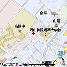 岡山県赤磐市上市94周辺の地図