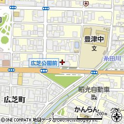 大阪府吹田市垂水町3丁目36周辺の地図