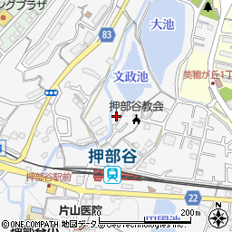 兵庫県神戸市西区押部谷町福住609周辺の地図