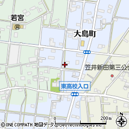 静岡県浜松市中央区大島町607周辺の地図