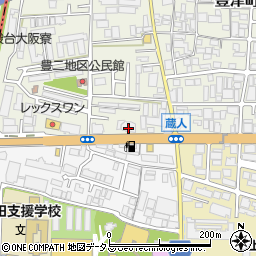 コスモ江坂ロイヤルフォルム周辺の地図