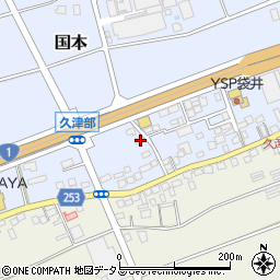 静岡県袋井市国本2486周辺の地図