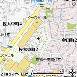 大阪府守口市佐太東町2丁目17-3周辺の地図