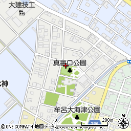愛知県豊橋市牟呂水神町周辺の地図