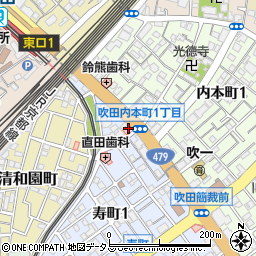 新京阪薬局周辺の地図