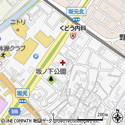 兵庫県加古川市野口町坂元21周辺の地図
