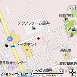 静岡県袋井市堀越695-1周辺の地図
