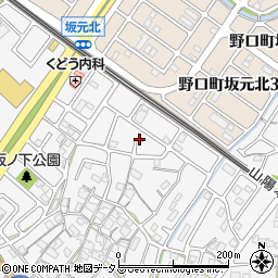 兵庫県加古川市野口町坂元1086周辺の地図