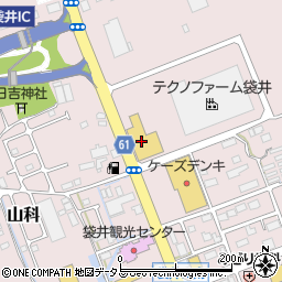 静岡トヨタ自動車袋井インター店周辺の地図
